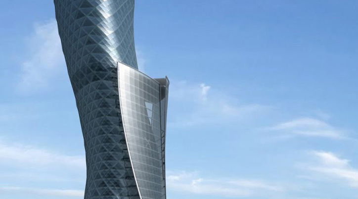 Capital Gate Tower тАУ Abu Dhabi, UAE
